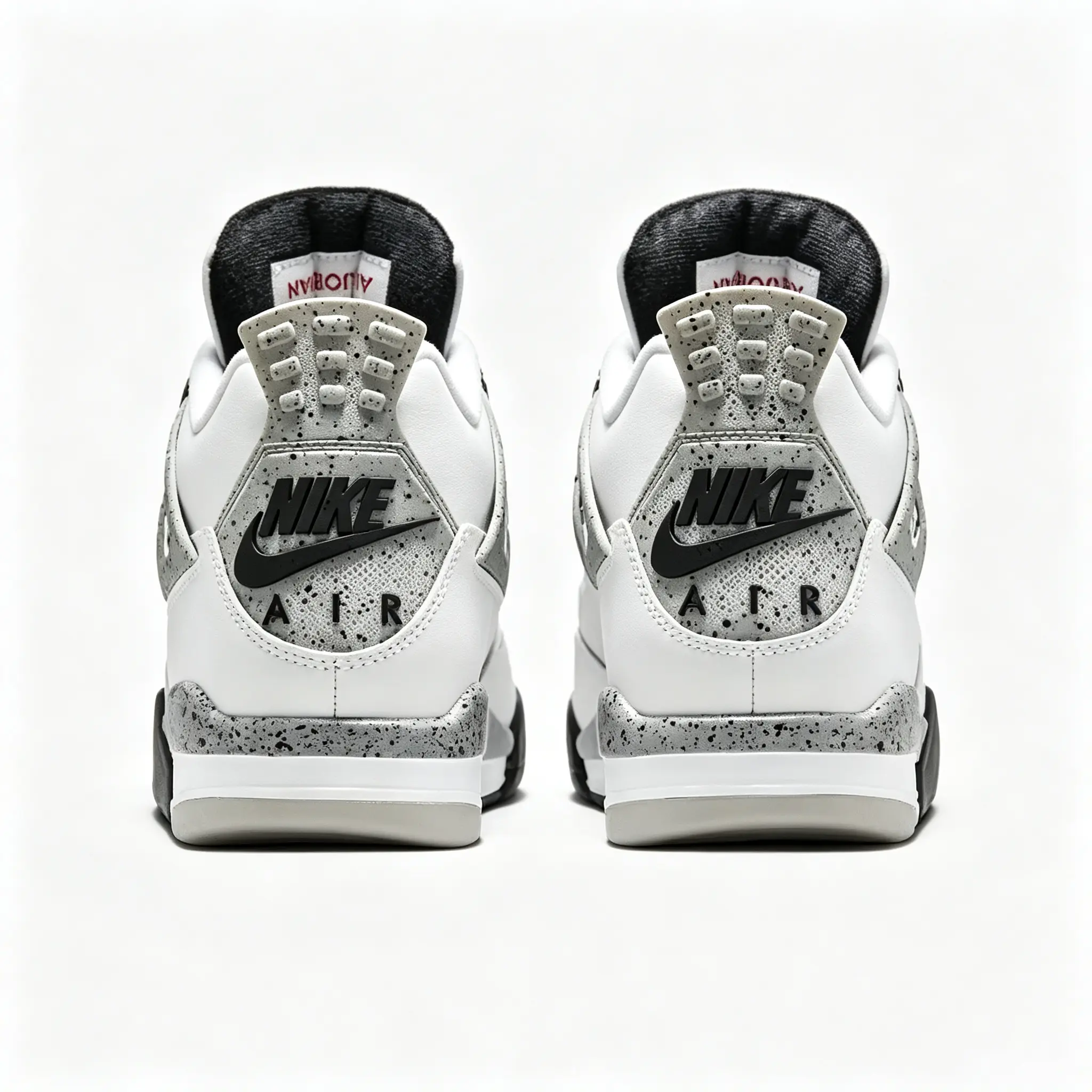 Brand New Sealed with Original Shoe Box Unisex Smooth Leather & Breathable Mesh Multi-Color White Cement Gray Retro Basketball Sneakers, Classic Streetwear Footwear, Collectible Sports Shoes for Daily Indoor Outdoor Casual Matching Outfit