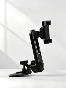 Extended CD Slot Mount for CarPlay Screen Adjustable Arm and 360° Rotating Universal Head 17mm Compatible with in-Car Monitors CD Slot CarPlay Mount