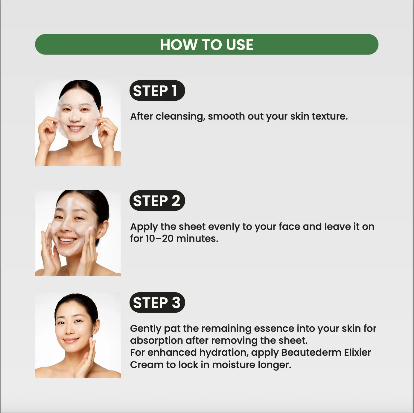 Beauté Derm] Elixier Exotoxin Mask 28ml with Squalane Exosomes