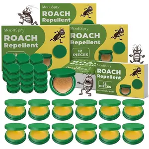 MoonSpry 48-Pcs Roach Repellent Kit - Powerful Cockroach Exterminator for Home & Kitchen MoonSpry 48-Pcs Roach Repellent Kit - Powerful Cockroach Exterminator for Home & Kitchen