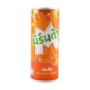 Mirinda Orange Soda 245ml - Authentic Thai Flavor Carbonated Drink