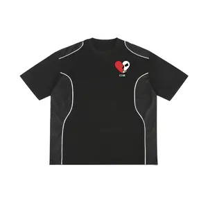 *CC88 Black Label* - Contrast Piped Panel T-Shirt