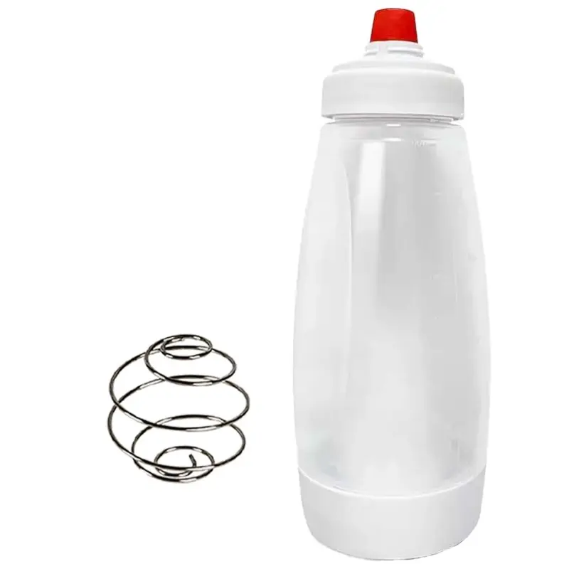 Pancake Batter Dispenser,Pancake Batter Dispenser Bottle with Whisk Ball and Stand Base, Batter Mixer and Dispenser for Pancakes, Crepes, Waffle,Kitchen Baking Tool One Pack