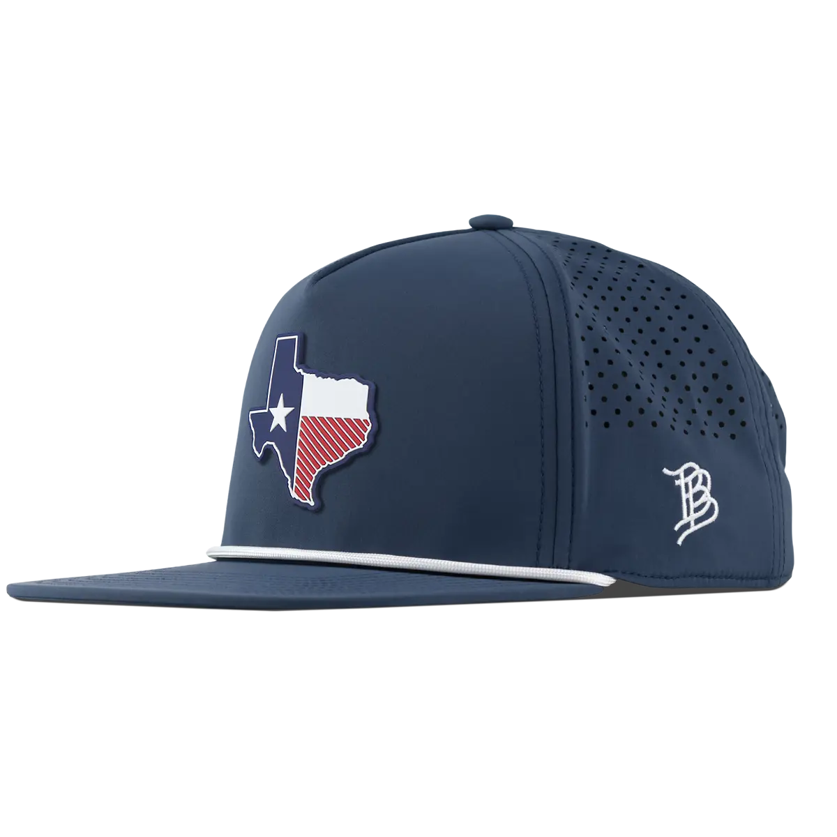 Texas Patriot Series Flat 5-Panel Rope Casual Hat, Casual Outdoor Hat, Rope Hats