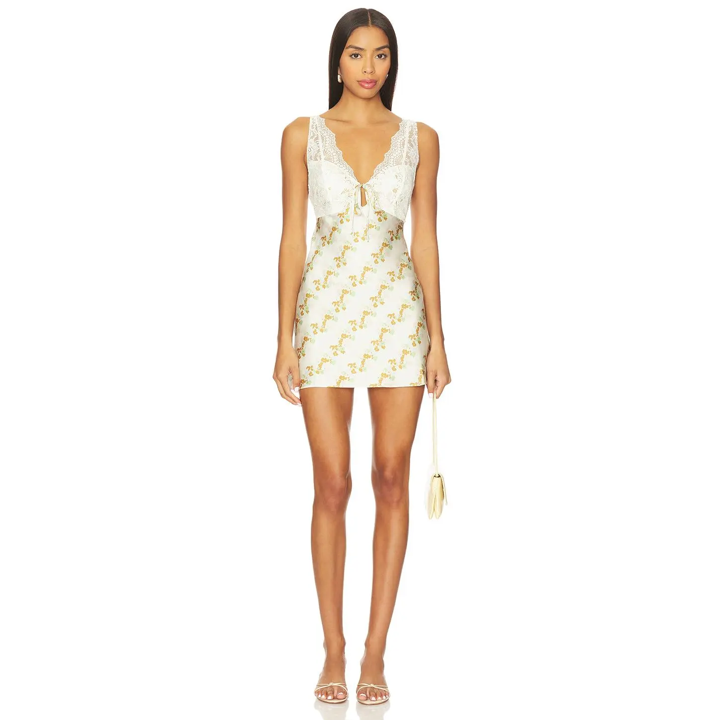 Free People Countryside Printed Mini Dress In Ivory Combo - TikTok Shop