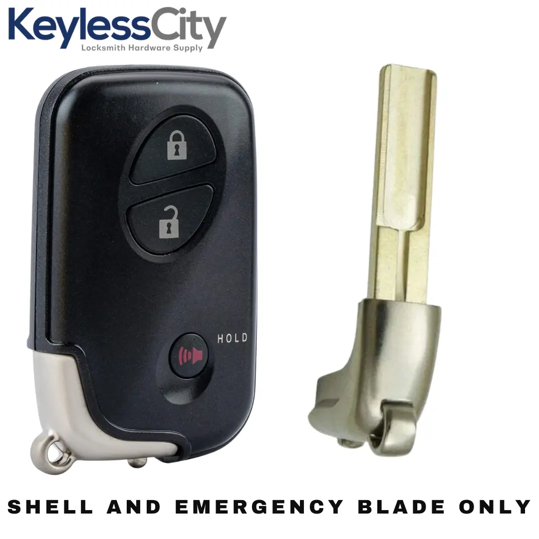 2006-2012 Lexus / 3-Button Remote Smart Key SHELL / HYQ14AAB HYQ14ACX HYQ14AAF (AFTERMARKET)