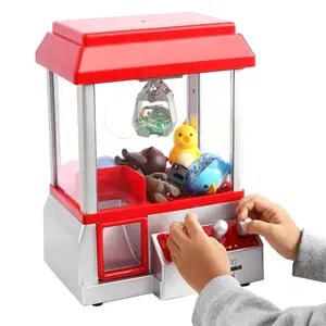 Coin Operated Claw Machine Toy, Mini Home Candy Dispenser Game, Catcher Toy, Birthday Gifts for Girls, Trending Products, Colorful