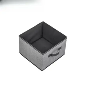 Cabinet storage box for clothing, miscellaneous items, home goods, fabric square desktop toy storage box