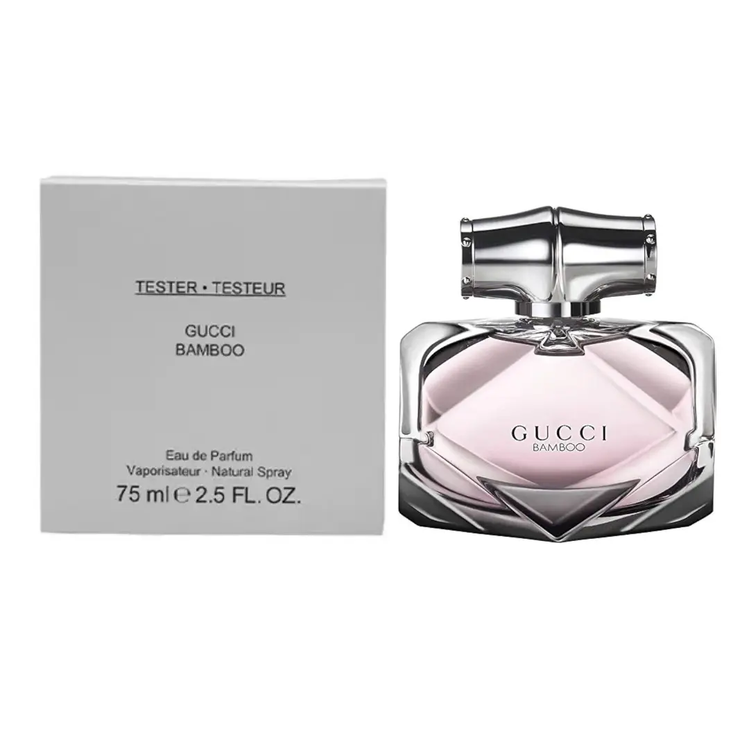 Gucci Bamboo Eau de Parfum 2.5 oz for Women Tester | Floral Woody Perfume with Bergamot, Casablanca Lily & Sandalwood | Long-Lasting Designer Fragrance