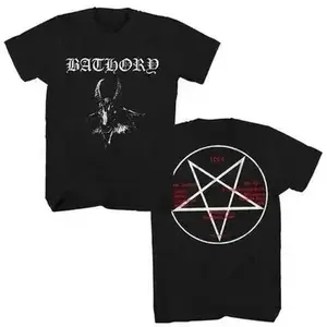 Bathory Black Metal Venom T Shirt Men Women Casual Fashion Hip Hop Streetwear Short Sleeve T Shirt Cotton Summer Tops Clothing