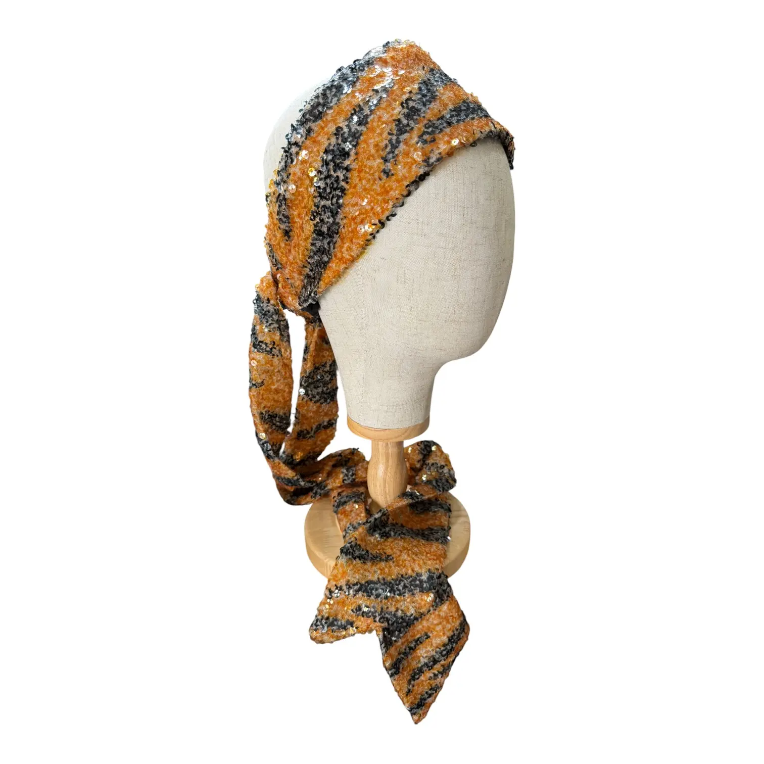Pre-owned Gucci Bohemian Sequins Headband Runaway Edition