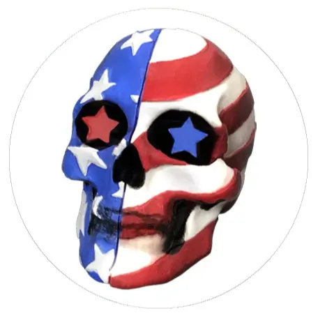 4th Of July Skull