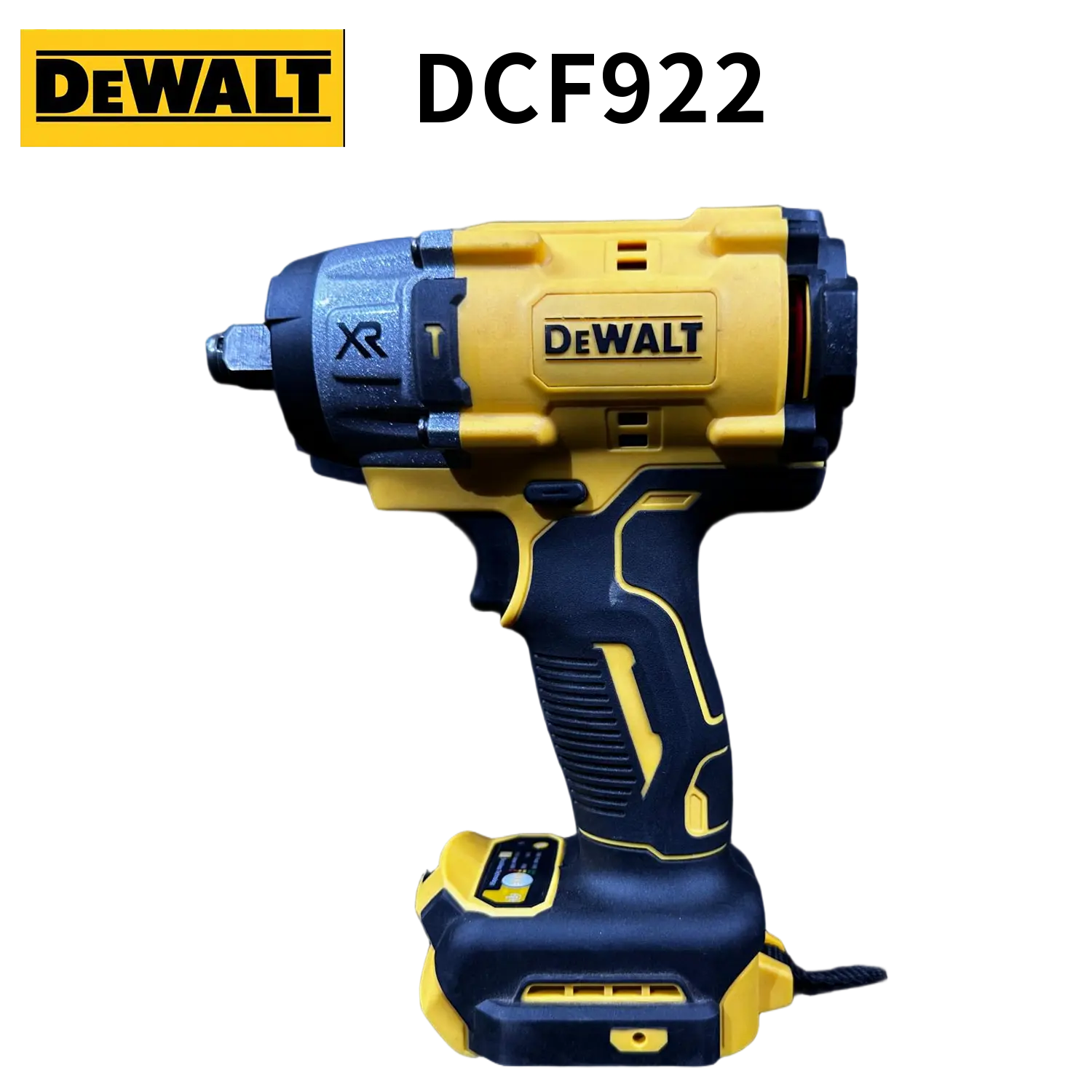 DEWALT DCF922 1/2-Inch Cordless Impact Wrench - High Torque Tool (610Nm), 4-Speed Control, Hex Driver for Auto Repairs, Heavy Equipment Maintenance | Power Impact Wrenches