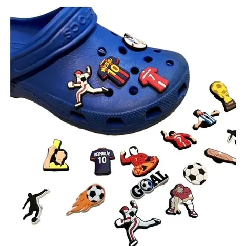 Shoe Charms for Crocs. Soccer, Football, Baseball, Gaming and More! Compatible with Crocs. Inspired by Messi, Ronaldo, Neymar Jr and more! Mix and Match! Footwear Decor