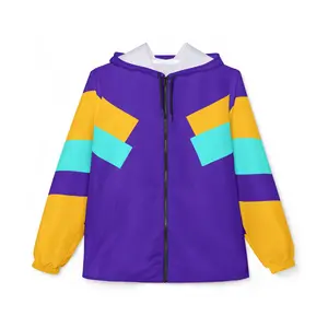 Retro 90s Kid Windbreaker Jacket