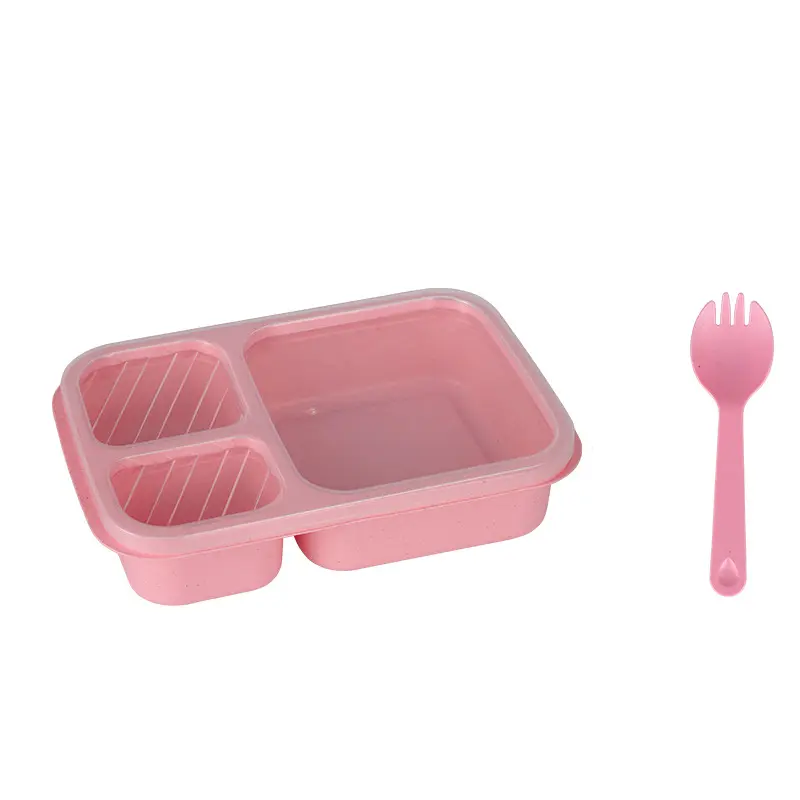 Large Capacity Bento Box for Adults, 3-Piece Set – Stackable Lunch Box with 3Compartments, Microwave & Dishwasher Safe, Reusable Meal Prep Containers, Snack Containers for Kids & Adults