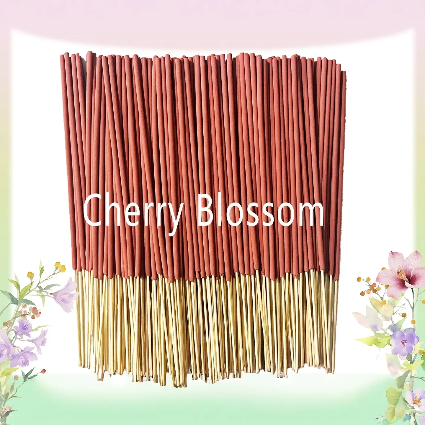 Plant-Based Cherry Blossom Incense Sticks (73/170pcs) - Aroma Freshener, Yoga Calm & Meditation Aid - Long-Lasting Calming Essential Oil-Like Fragrance, Ideal Gift, No Feathering Sticks, Yoga Aid,summerwins