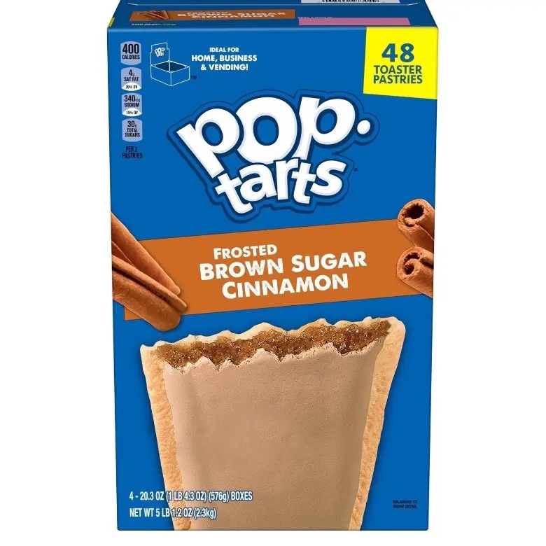 Pop-Tarts Brown Sugar Cinnamon, 48 ct. Pop-Tarts Brown Sugar Cinnamon, 48 ct.