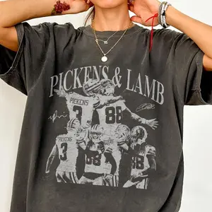 CeeDee Lamb & George Pickens Football Vintage Adult and Youth T-Shirt Sweatshirt, CeeDee Lamb shirt, George Pickens shirt, #cowboyyy merch, graphic t-shirts, Dallas Football Game Day TShirt, men's clothing clothes merch, Streetwear, Gift For Him & Her
