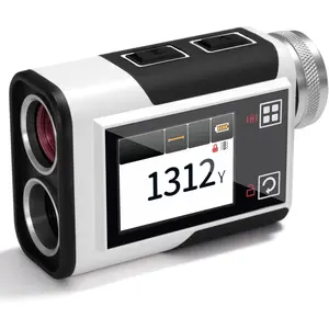 Golf Rangefinder with Slope,  1312 Yards Range Finder Golf, 2.4-inch External Color Touchscreen, Flag Lock Vibration, 6X Magnification, Rechargeable Range Finder, Ideal Golf Accessories