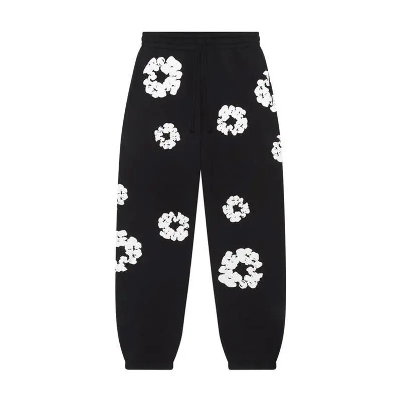 Trendy Hot D-Denim T-Tears Black White Floral Unisex Baggy Streetwear Pullover Hoodie and Sweatpants with Pockets 2 Sides, Couple Matching Streetwear Long Sleeve Hooded Sweatshirt Trendy Hot D-Denim T-Tears Black White Floral Unisex Baggy Streetwear Pullover Hoodie and Sweatpants with Pockets 2 Sides, Couple Matching Streetwear Long Sleeve Hooded Sweatshirt