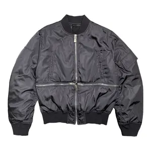 Givenchy Nylon Bomber Jacket Black