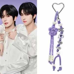 Miniso Eliot & Kipuka Series – Custom Braided Phone Lanyard Featuring Eliot & Kipuka, Personalized Wrist Strap, Perfect Gift for Fans, Adorable Handmade Accessory for Phones & Bags!