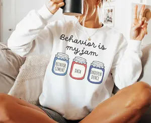 Funny BCBA Short Sleeve T-shirt / Sweatshirt RBT tee, Behavior Analyst hoodie, Aba Therapist t-shirt Cotton