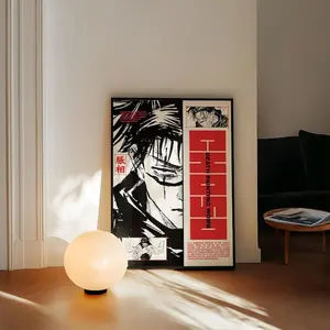 [SALE UP TO 50% + FREE SHIP] Dark Sorcery Poster – Demon Battle Wall Art, Minimalist Power Theme Decor for Room & Office