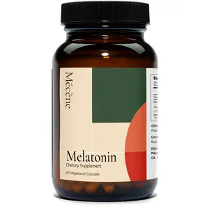 Mécène Extra Strength Melatonin 30mg, 60 Vegetarian Capsules - Vegan, Non-GMO, Gluten-Free Sleep Support Supplement Made in USA