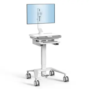 MedHub Mobile Workstation with Monitor Mount