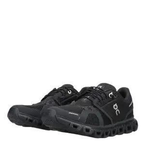 On Cloud 6 Men's & Women's All-Black Running Shoes, Lightweight Breathable Casual Outdoor Footwear, Engineered Mesh Upper, Cloud Module Cushioning Midsole