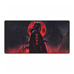 [New Anime Gear - Sale Up To 35%] Itachi Anime Desk Mat, Extended Mouse Pad for Gaming & Work, Japanese Manga Desk Decor, Anime Office Desk Setup Accessory