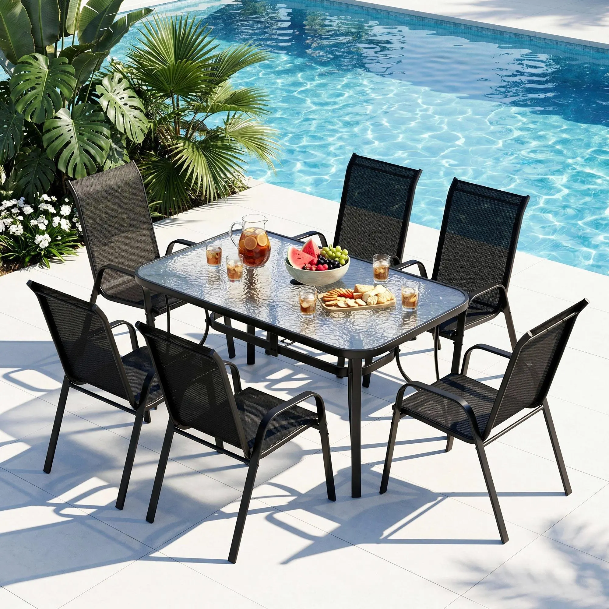Black Table & Black Chair