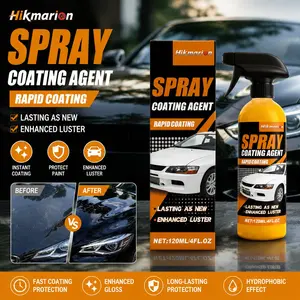 Car Coating Spray, Quick Detail Spray, Car Exterior Refinish Maintenance Cleaning Rust Removal Brightening 120ML, Automotive Care Solution