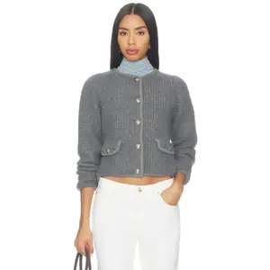 ba&sh Harry Cardigan in Anthracite