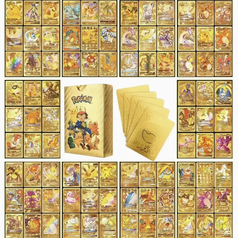 pokemon gold foil card deck Gen 1 Pokmon Sleeping with Wild Panda Pokemon Gold foil