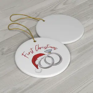 Married First Christmas Ornament, Christmas Ornament, Just Married, Just Married Ornament, Couples gift, Gift for them, anniversary,wedding,