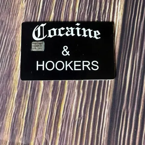 Adult Humor Bold Statement Credit Card Skin | Funny Rich Lifestyle Quote Black Matte | Sarcastic Novelty Joke Debit Card Sticker Cover Wrap Universal Fit