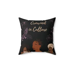 Crowned in Culture: Melanin Royalty Pillow