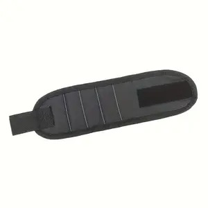 Magnetic Wristband with Adhesive Hook-And-Loop Fastener, Hardware Tool Screwdriver Holder, Magnetic Absorption Wrist Strap