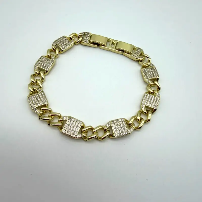 Cuban-Style Bracelet, 7-7.5 in Size