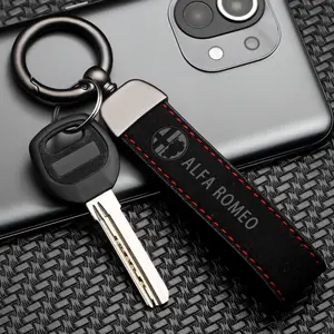 Alfa Romeo Car Emblem Keychain, Creative Key Ring, Personalized Key Holder, Anti-Loss Car Key Accessory, Stylish Key Chain