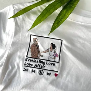 Embroidered t shirt, Custom embroidered photo shirt, custom embroidered tshirt, Custom embroidered photo