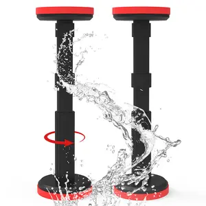 Adjustable Support Pole 7.1-17.3in,Undermount Sink Brackets Cabinet Jack,Adjustable Shelf Support Closet Rod Bracket Multi-Functional Telescopic Support Pole for Sagging Prevention 220lb