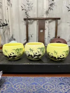 T06 Clearance Sale Wood-Fired Ceramic Master Cup — Beautiful Tea Tasting Cup for Tea Sets