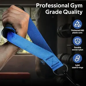 5-Piece Resistance Band Handles Set, Dual Color Hand Grips for Strength Training & Gym Workouts, Durable Fitness Accessories