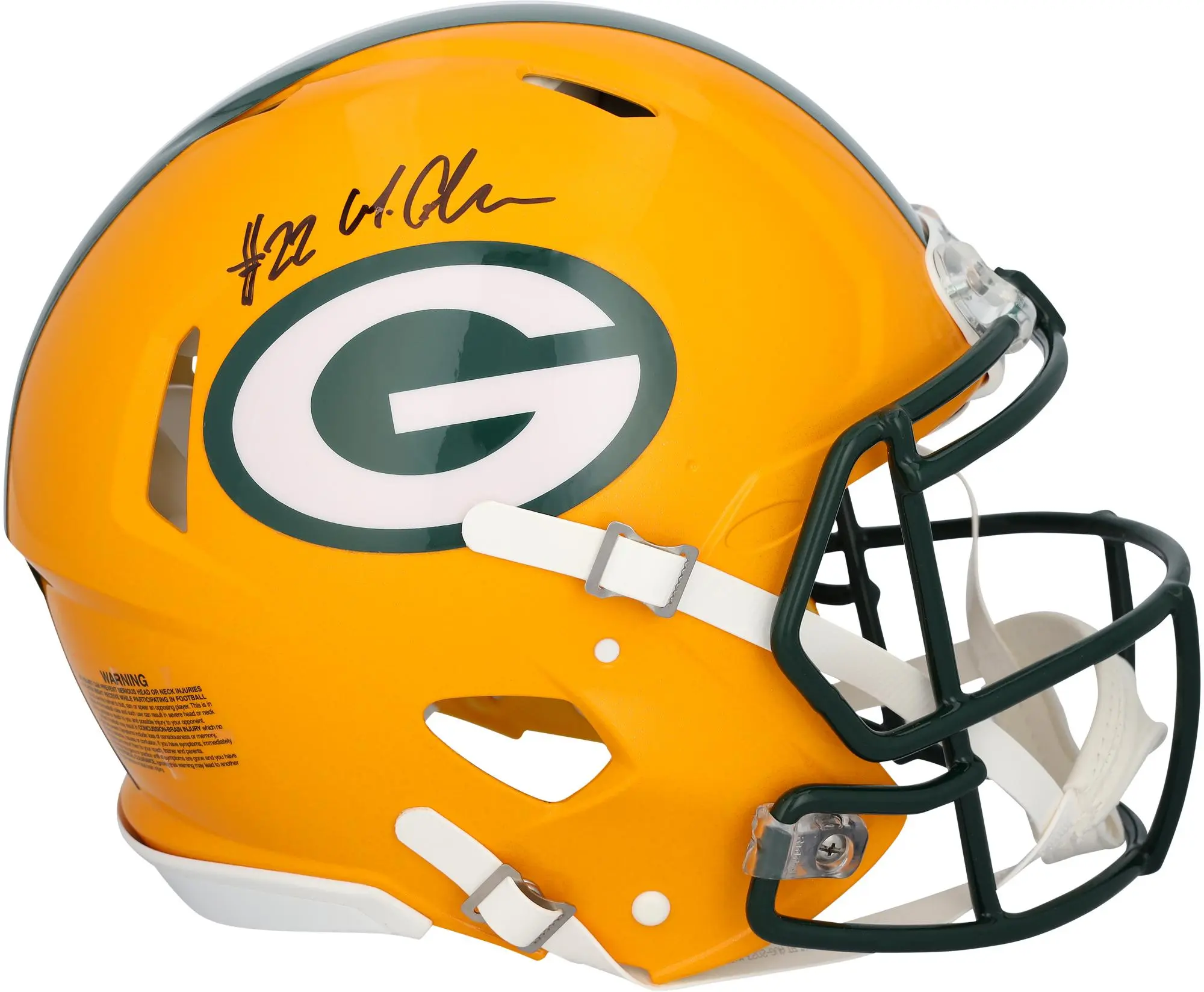 Matthew Golden Green Bay Packers Autographed Riddell Speed Authentic Helmet - Fanatics Authentic Certified