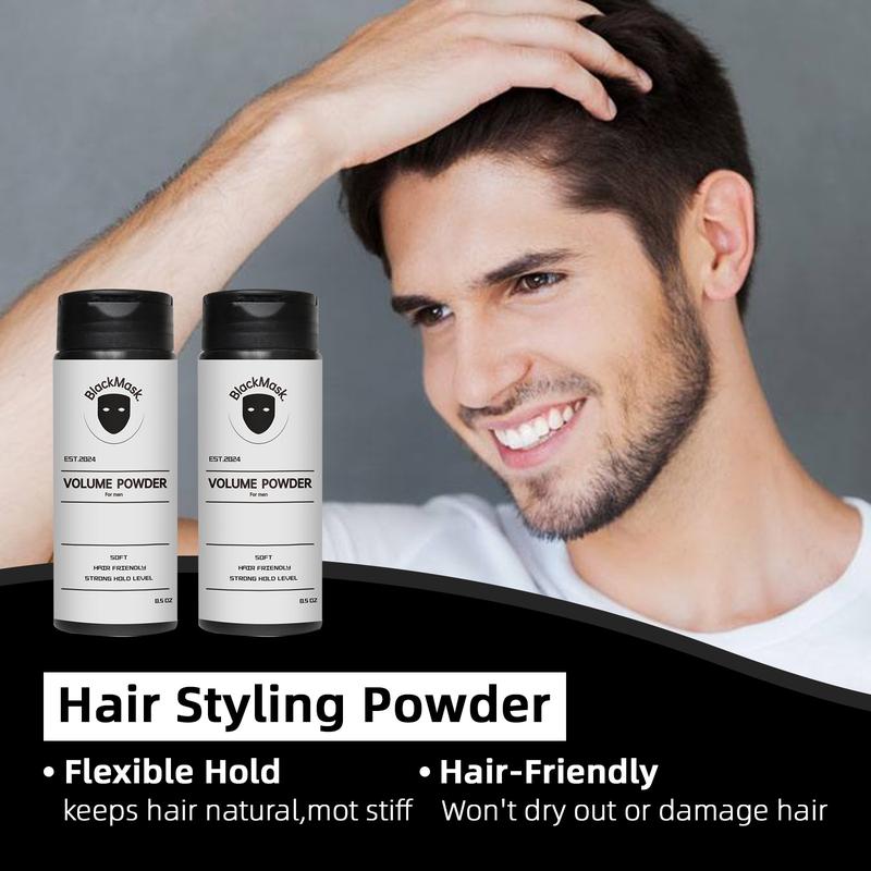 BlackMask Volume Powder - 0.5oz, Soft Hold Hairspray for Men & Women, Matte Finish, No-Rinse Styling Powder, Styling Powder | Matte Finish Powder | Soft Texture, Hair Styling Products BlackMask Volume Powder - 0.5oz, Soft Hold Hairspray for Men & Women, Matte Finish, No-Rinse Styling Powder, Styling Powder | Matte Finish Powder | Soft Texture, Hair Styling Products