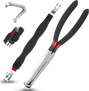 Electrical Disconnect Pliers 37960, Electrical Connector Separator 13120, 8in Automotive Tools Electrical Connector Pliers, Automotive Tools for Push Tab Style Plugs (2- Set)